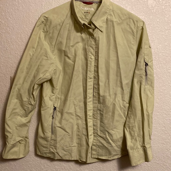Lime Green Simms Cor3 long sleeve button-up - Picture 2 of 7